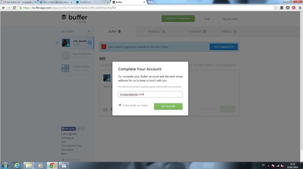 Cómo programar tuits con Buffer
