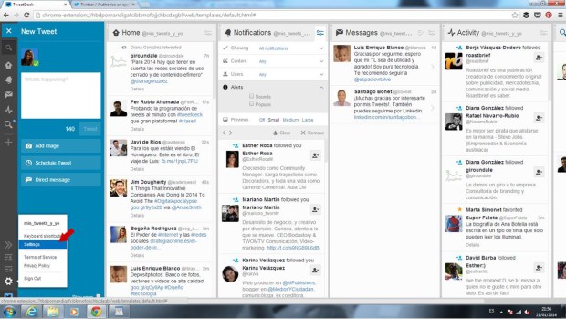Tweetdeck para principiantes