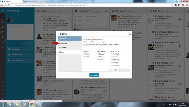 Tweetdeck para principiantes