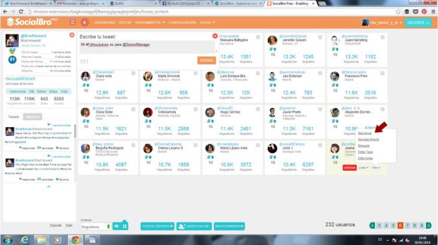SocialBro - Gestión de twitter para Community Managers