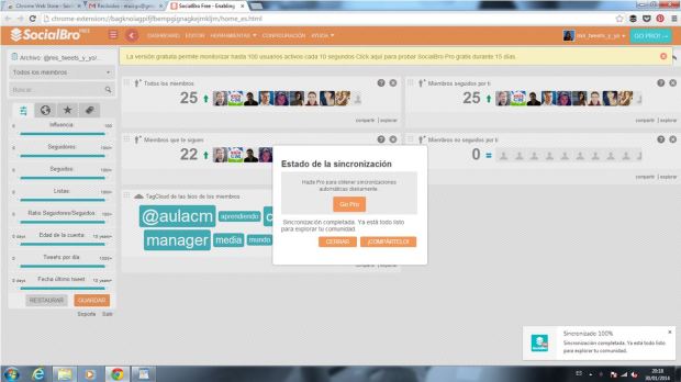 SocialBro - Gestión de twitter para Community Managers
