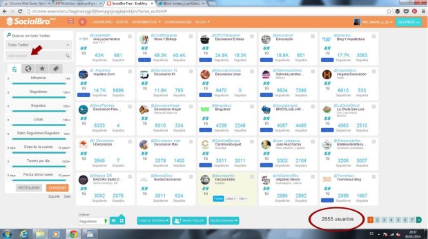 SocialBro - Gestión de twitter para Community Managers