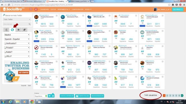 SocialBro - Gestión de twitter para Community Managers