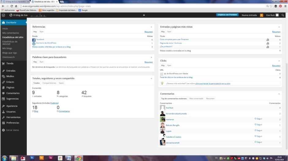 Wordpress desde cero - El Escritorio y la Tienda