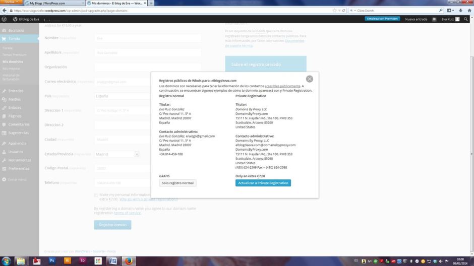 Wordpress desde cero - El Escritorio y la Tienda