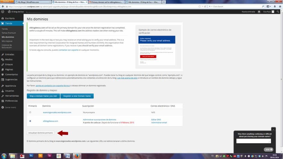 Wordpress desde cero - Escritorio y la Tienda