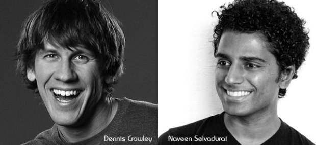 Fundadores Foursquare - Dennis Crowley y Naveen Selvadurai
